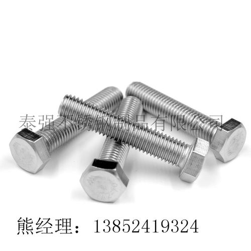 【不銹鋼外六角螺絲】供應產品圖片